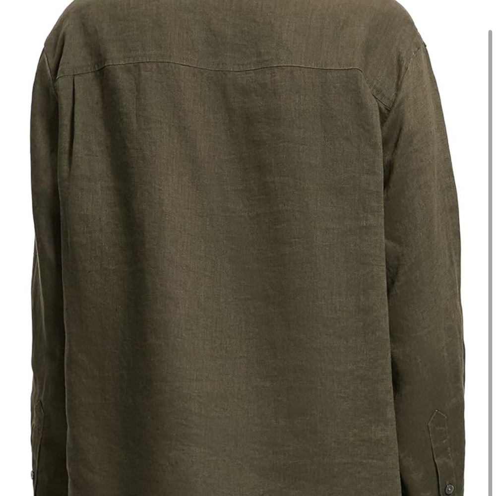 Theory Linen Button Down NWT - image 3